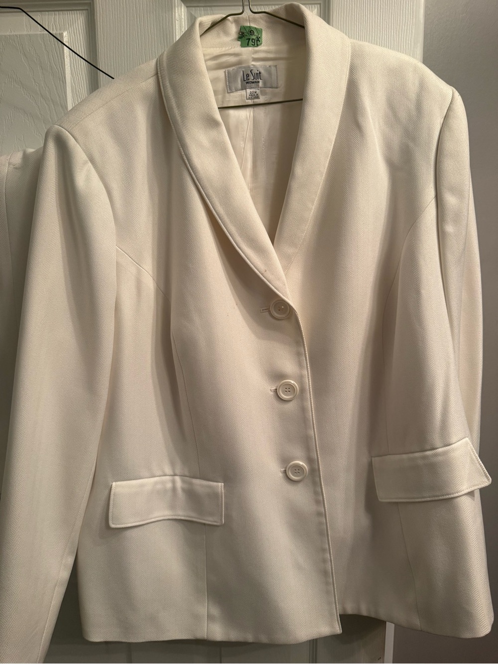 Le Suit White/Cream Women's pantsuit - Picture 2 of 4